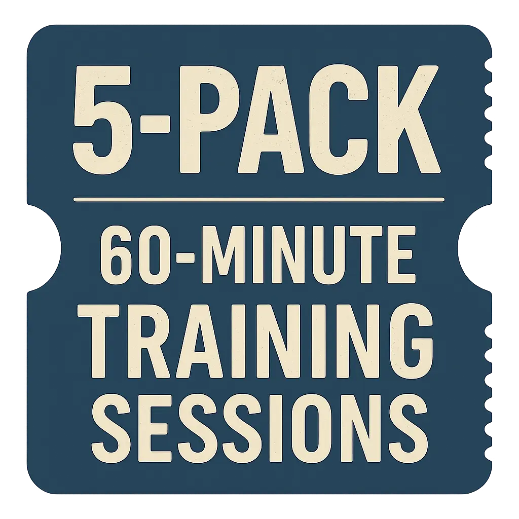5 Pack of 60min personal training sessions 