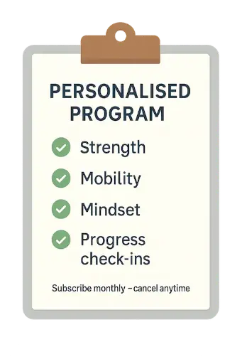 Personalised Program (subscription)